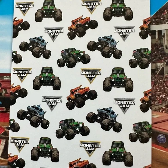 Monster Jam Truck Plush Throw Blanket - Picture 6 of 6